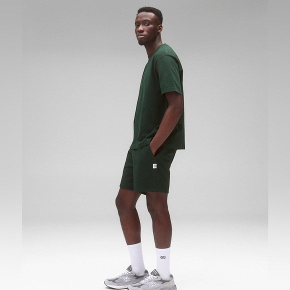 Reigning Champ Green Terry Standard Sweatshorts 2XL - Picture 5 of 5